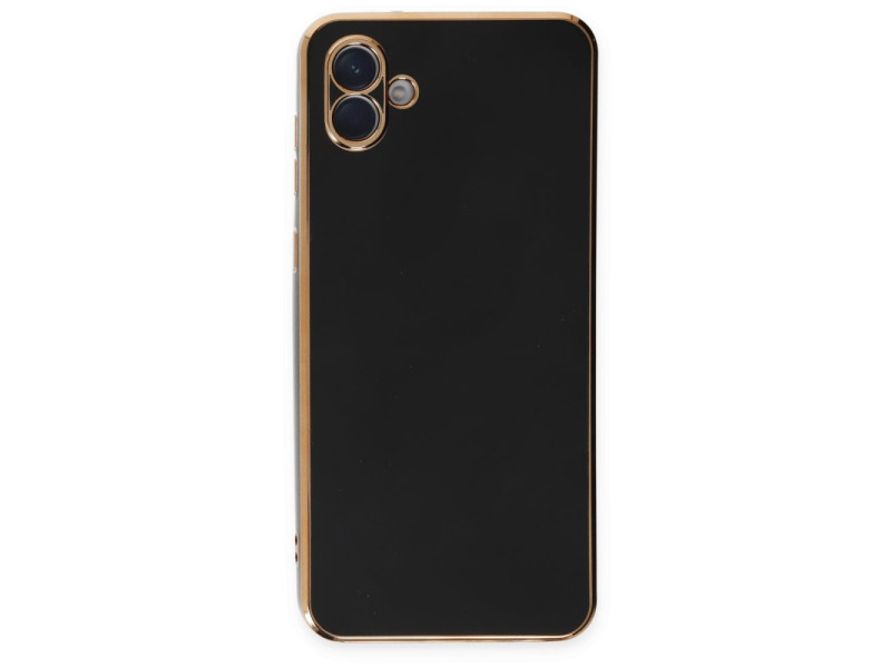 Newface Samsung Galaxy A04E Kılıf Volet Silikon - Siyah