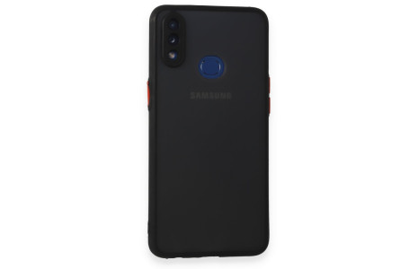Newface Samsung Galaxy A10S Kılıf Montreal Silikon Kapak - Siyah