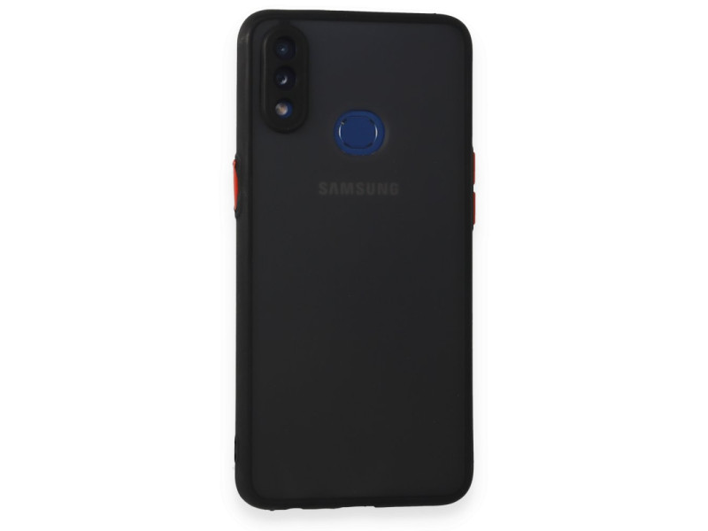 Newface Samsung Galaxy A10S Kılıf Montreal Silikon Kapak - Siyah