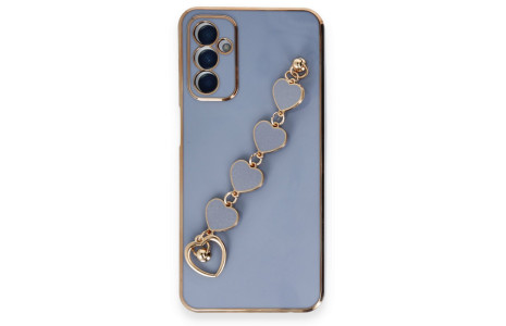 Newface Samsung Galaxy A14 4G Kılıf Esila Silikon - Gri
