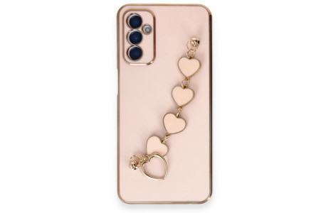 Newface Samsung Galaxy A14 4G Kılıf Esila Silikon - Pudra