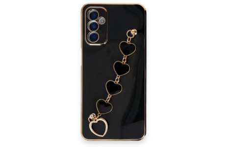 Newface Samsung Galaxy A14 4G Kılıf Esila Silikon - Siyah