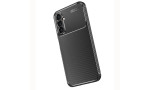 Newface Samsung Galaxy A14 4G Kılıf Focus Karbon Silikon - Siyah