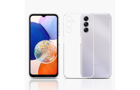 Newface Samsung Galaxy A14 4G Kılıf Lüx Şeffaf Silikon