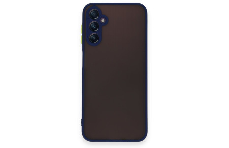 Newface Samsung Galaxy A14 4G Kılıf Montreal Silikon Kapak - Lacivert