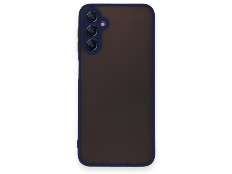 Newface Samsung Galaxy A14 4G Kılıf Montreal Silikon Kapak - Lacivert