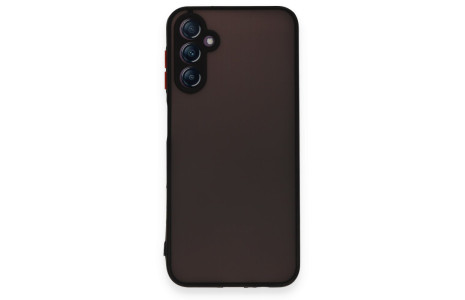 Newface Samsung Galaxy A14 4G Kılıf Montreal Silikon Kapak - Siyah