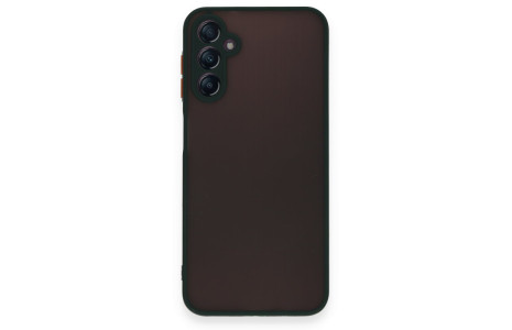 Newface Samsung Galaxy A14 4G Kılıf Montreal Silikon Kapak - Yeşil