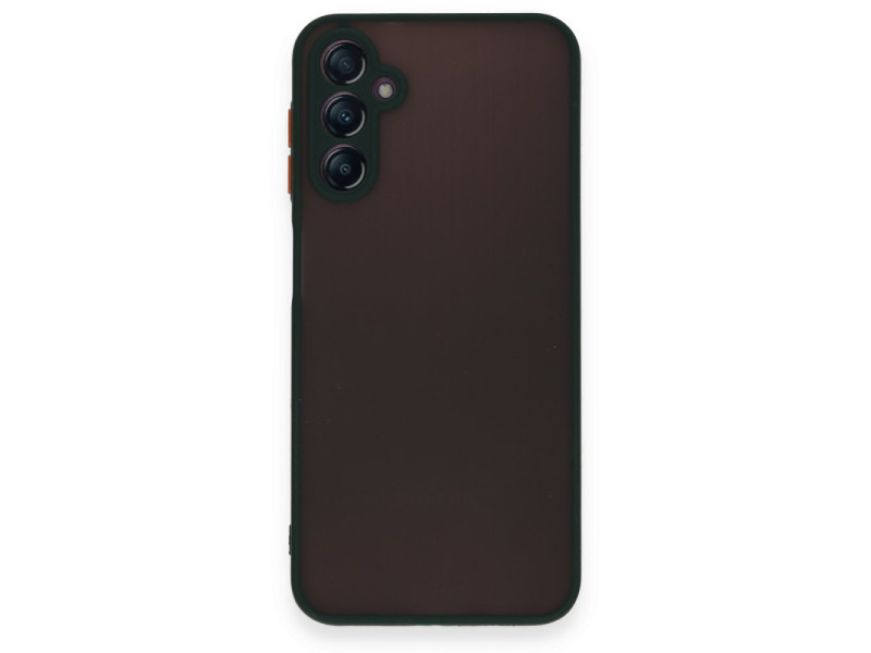 Newface Samsung Galaxy A14 4G Kılıf Montreal Silikon Kapak - Yeşil