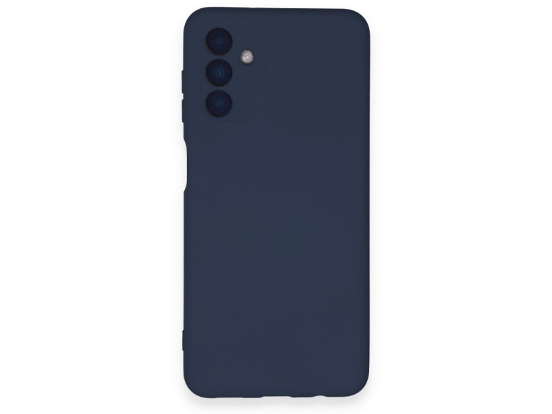 Newface Samsung Galaxy A14 4G Kılıf Nano içi Kadife Silikon - Lacivert