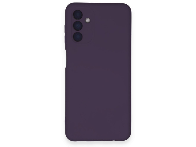 Newface Samsung Galaxy A14 4G Kılıf Nano içi Kadife Silikon - Mor