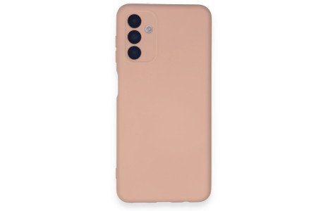 Newface Samsung Galaxy A14 4G Kılıf Nano içi Kadife Silikon - Pudra