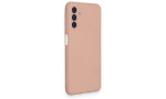 Newface Samsung Galaxy A14 4G Kılıf Nano içi Kadife Silikon - Pudra