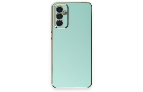 Newface Samsung Galaxy A14 4G Kılıf Volet Silikon - Açık Yeşil