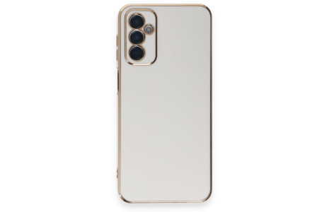 Newface Samsung Galaxy A14 4G Kılıf Volet Silikon - Beyaz