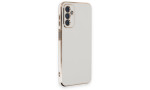 Newface Samsung Galaxy A14 4G Kılıf Volet Silikon - Beyaz