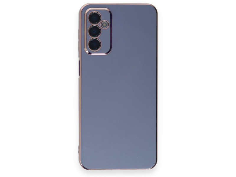 Newface Samsung Galaxy A14 4G Kılıf Volet Silikon - Mavi