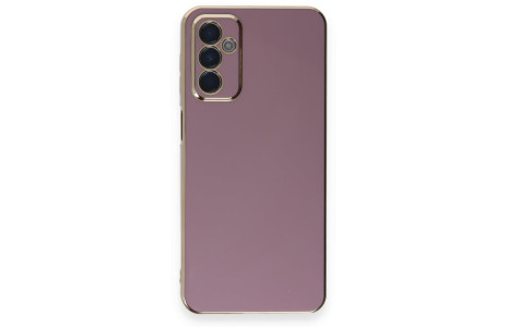 Newface Samsung Galaxy A14 4G Kılıf Volet Silikon - Mor
