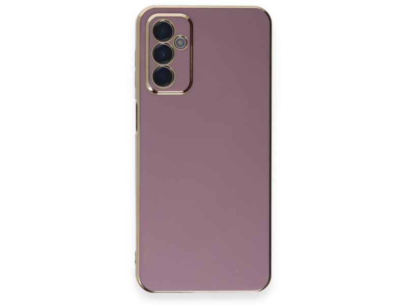 Newface Samsung Galaxy A14 4G Kılıf Volet Silikon - Mor