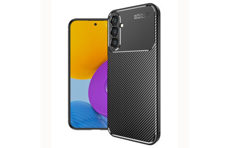 Newface Samsung Galaxy A24 4G Kılıf Focus Karbon Silikon - Siyah
