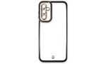 Newface Samsung Galaxy A24 4G Kılıf Liva Lens Silikon - Siyah