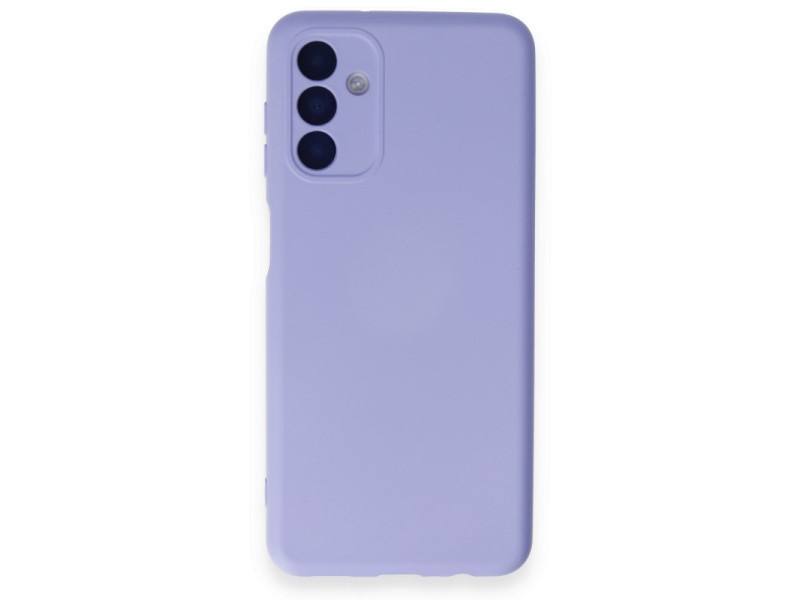 Newface Samsung Galaxy A24 4G Kılıf Nano içi Kadife Silikon - Lila