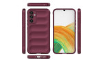 Newface Samsung Galaxy A24 4G Kılıf Optimum Silikon - Bordo