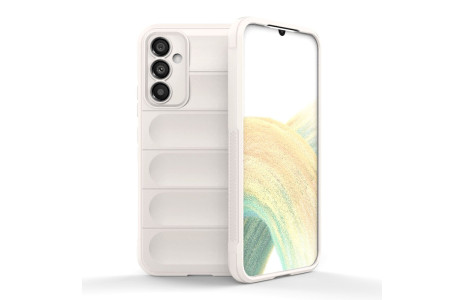Newface Samsung Galaxy A24 4G Kılıf Optimum Silikon - Krem