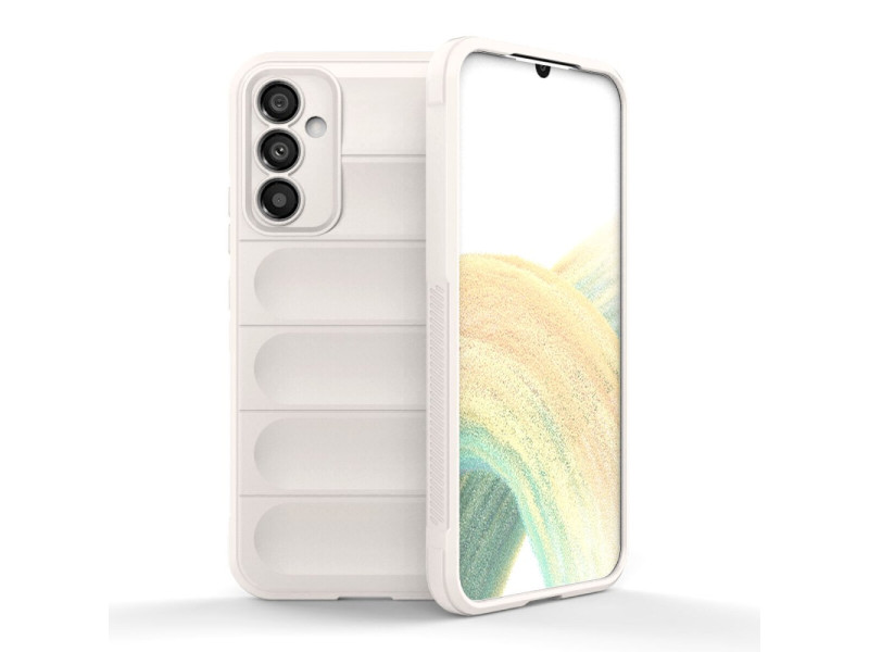 Newface Samsung Galaxy A24 4G Kılıf Optimum Silikon - Krem