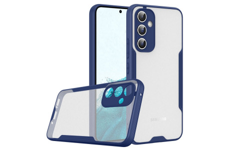 Newface Samsung Galaxy A24 4G Kılıf Platin Silikon - Lacivert