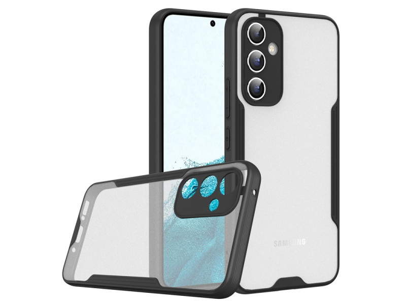 Newface Samsung Galaxy A24 4G Kılıf Platin Silikon - Siyah