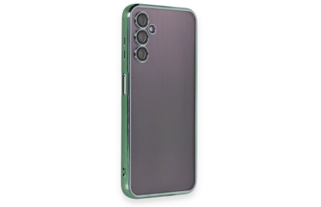 Newface Samsung Galaxy A24 4G Kılıf Razer Lensli Silikon - Yeşil