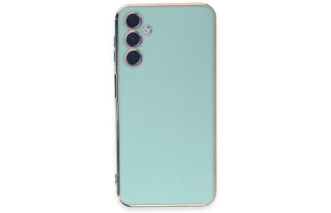 Newface Samsung Galaxy A24 4G Kılıf Volet Silikon - Açık Yeşil