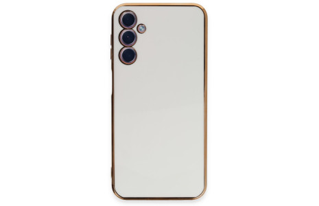 Newface Samsung Galaxy A24 4G Kılıf Volet Silikon - Beyaz