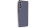Newface Samsung Galaxy A24 4G Kılıf Volet Silikon - Mavi