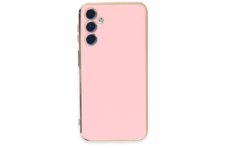 Newface Samsung Galaxy A24 4G Kılıf Volet Silikon - Pembe