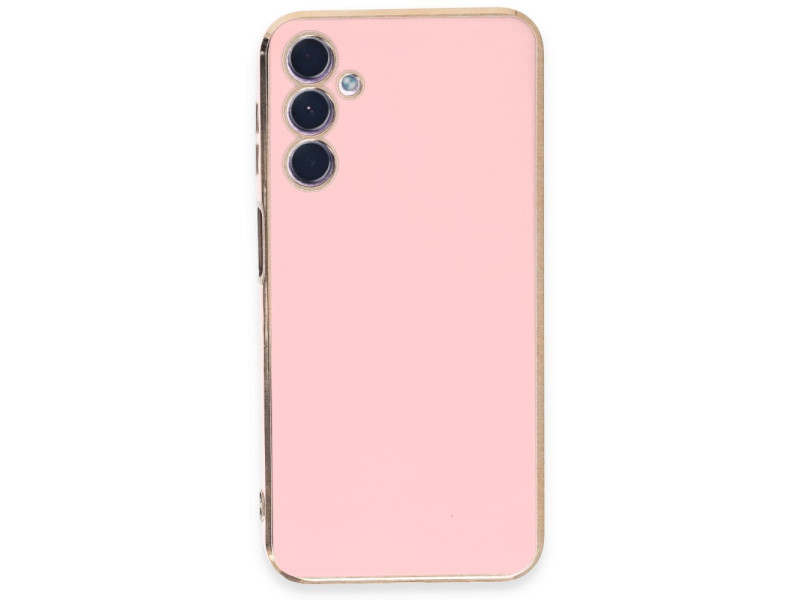 Newface Samsung Galaxy A24 4G Kılıf Volet Silikon - Pembe