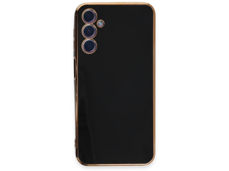 Newface Samsung Galaxy A24 4G Kılıf Volet Silikon - Siyah