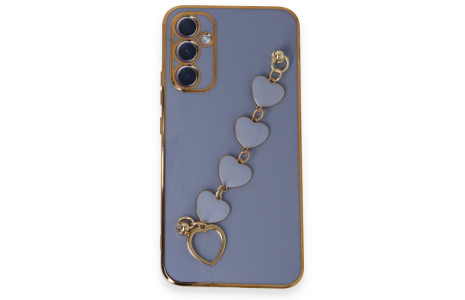 Newface Samsung Galaxy A34 5G Kılıf Esila Silikon - Gri