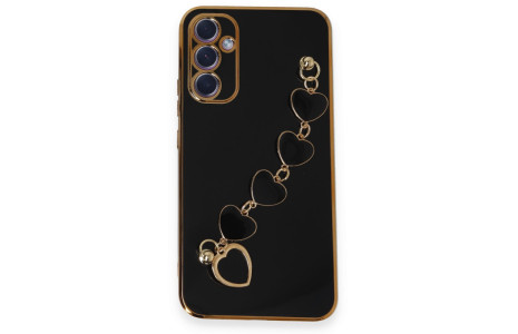 Newface Samsung Galaxy A34 5G Kılıf Esila Silikon - Siyah