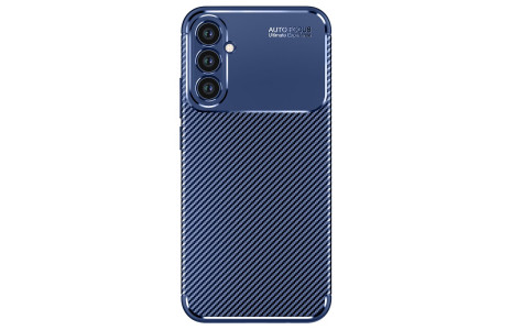 Newface Samsung Galaxy A34 5G Kılıf Focus Karbon Silikon - Lacivert
