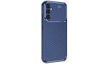 Newface Samsung Galaxy A34 5G Kılıf Focus Karbon Silikon - Lacivert
