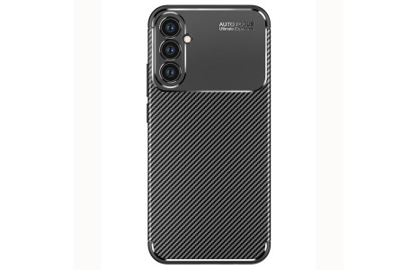 Newface Samsung Galaxy A34 5G Kılıf Focus Karbon Silikon - Siyah