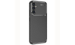 Newface Samsung Galaxy A34 5G Kılıf Focus Karbon Silikon - Siyah