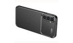 Newface Samsung Galaxy A34 5G Kılıf Focus Karbon Silikon - Siyah