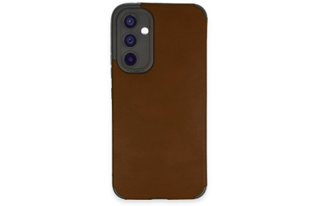 Newface Samsung Galaxy A34 5G Kılıf Loop Deri Silikon - Kahverengi