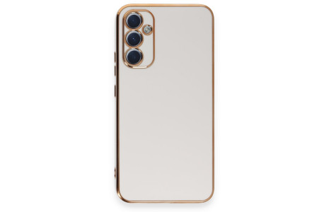 Newface Samsung Galaxy A34 5G Kılıf Volet Silikon - Beyaz