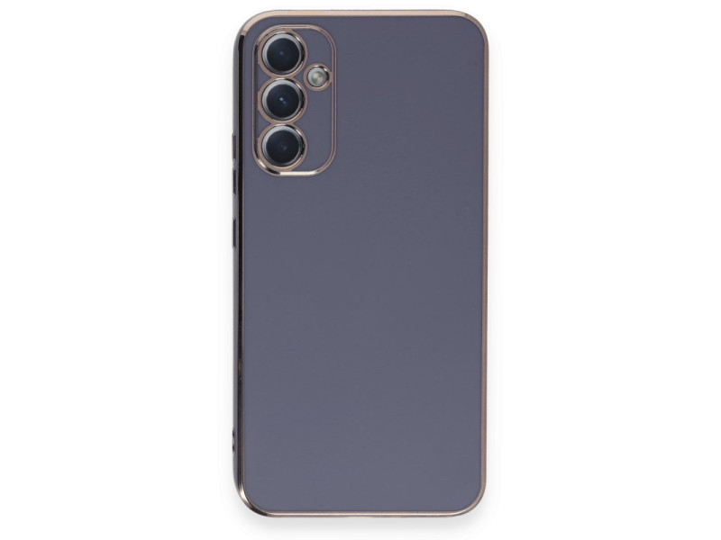 Newface Samsung Galaxy A34 5G Kılıf Volet Silikon - Mavi