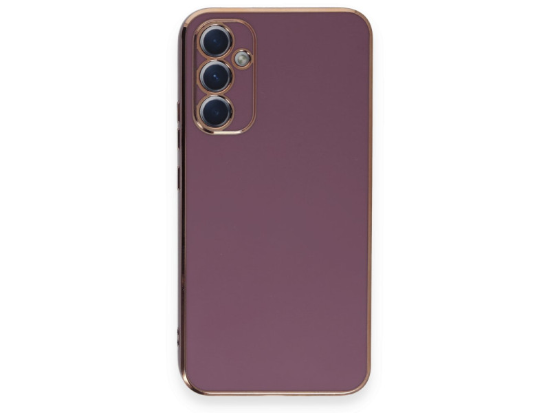 Newface Samsung Galaxy A34 5G Kılıf Volet Silikon - Mor