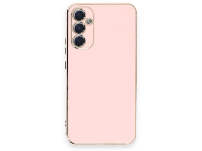 Newface Samsung Galaxy A34 5G Kılıf Volet Silikon - Pembe